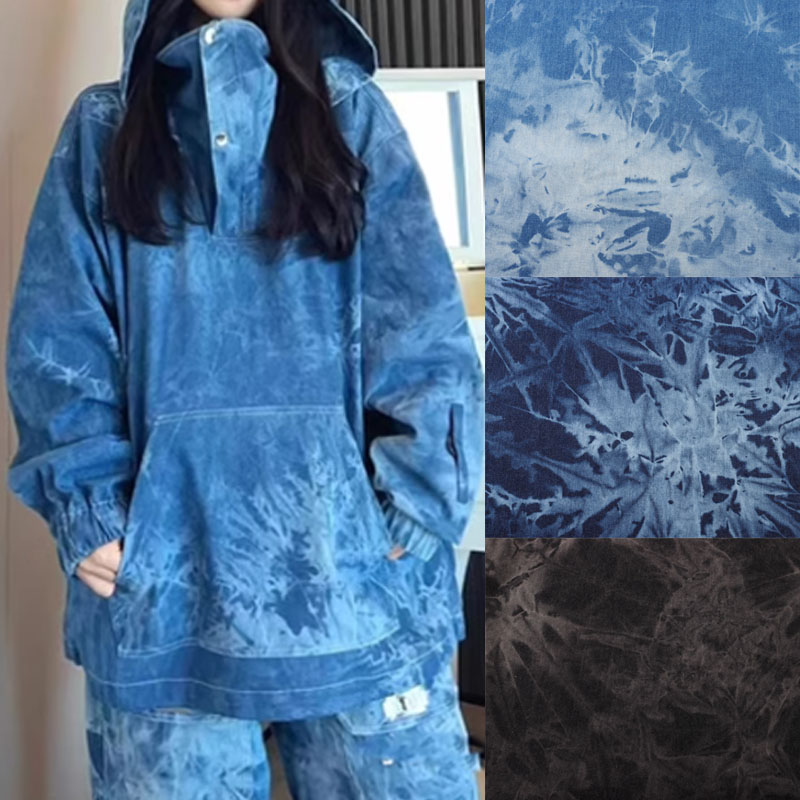 Sewing Tie Dye - Sukienki tie-dye ze 100% bawełny, tkanina
