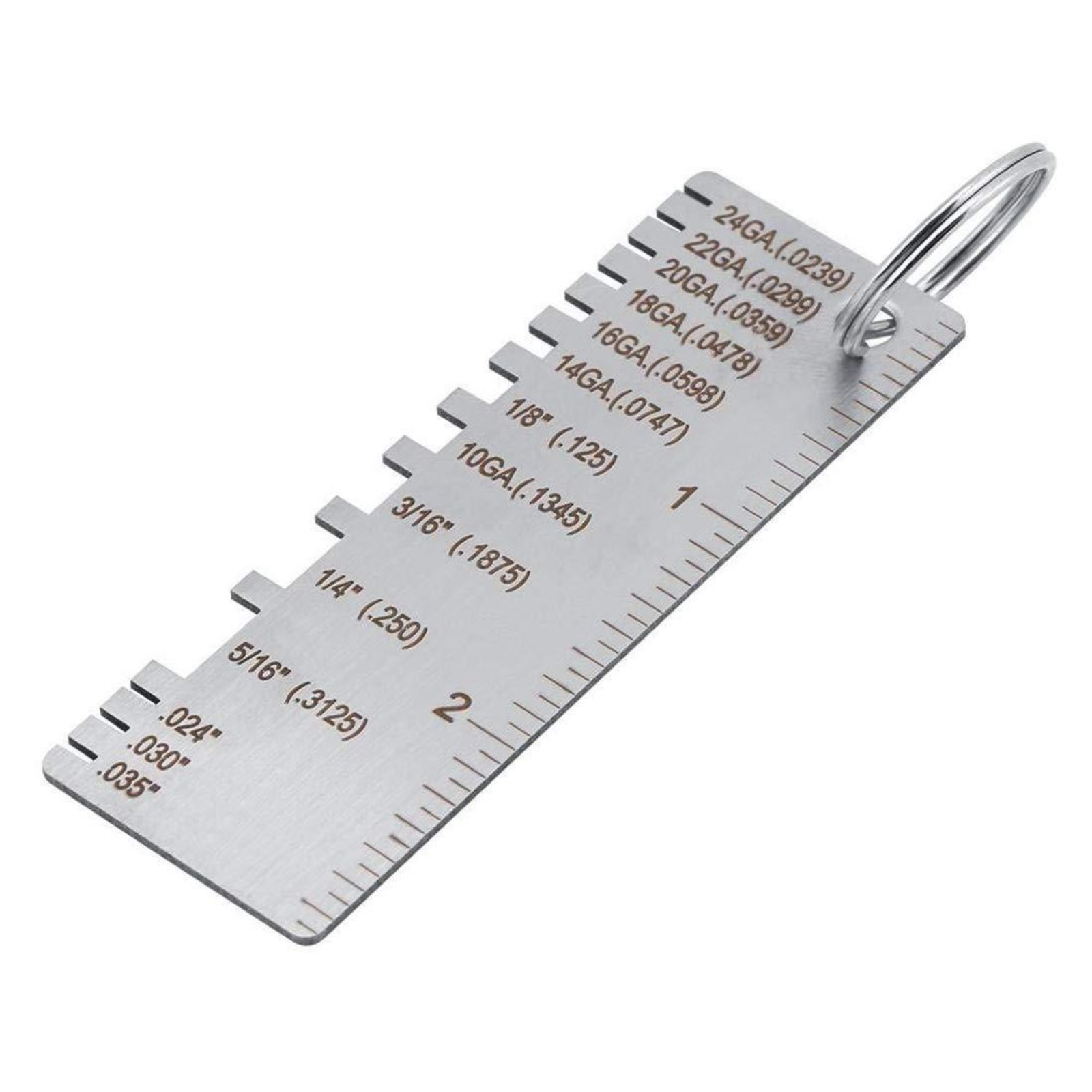 Seam Gauge Metal - Miernik do inspekcji spawów, oznaczenia pomiarowe,