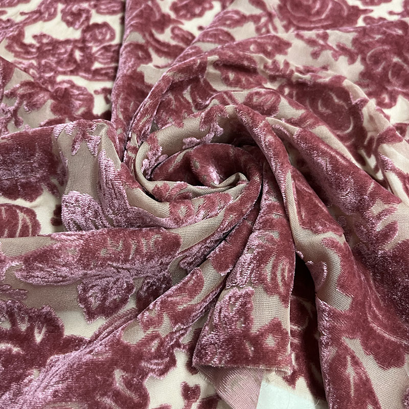 Sewing Velvet Fabric - Jedwabna aksamitna tkanina w stylu chińskim