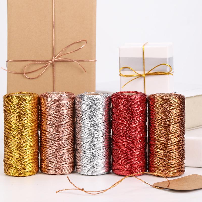 Sewing Thread In Textile - Sznurek makramowy kolorowy 1.5mm 100 metrów,