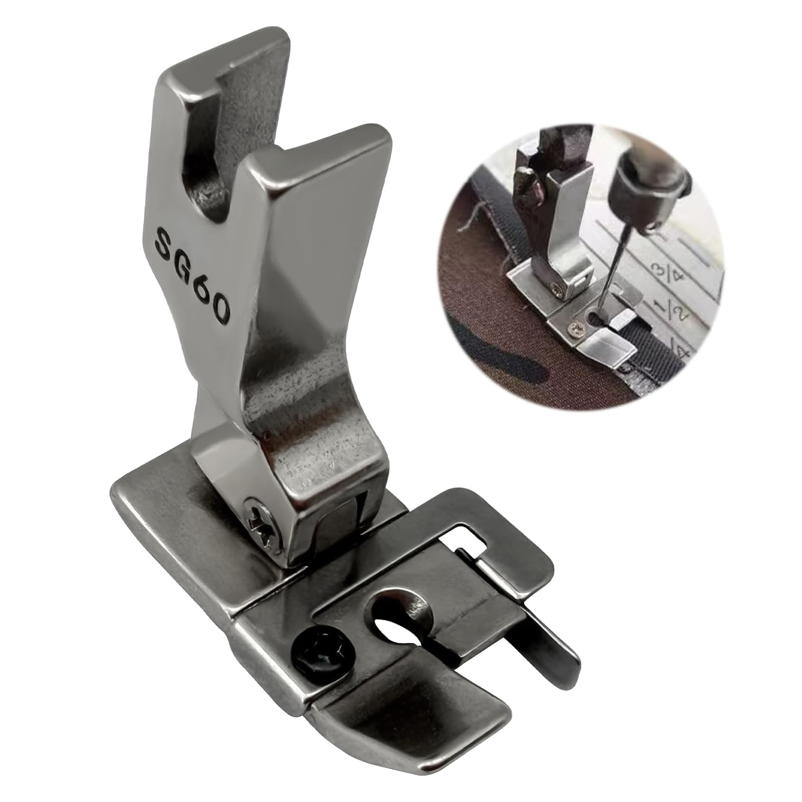 Seam Gauge Metal - Stopka do szycia o grubości 1/4