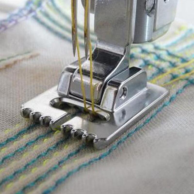Twin Needle Stretch - Stopka zatrzaskowa 5,7,9 Groove Pintuck kompatybilna