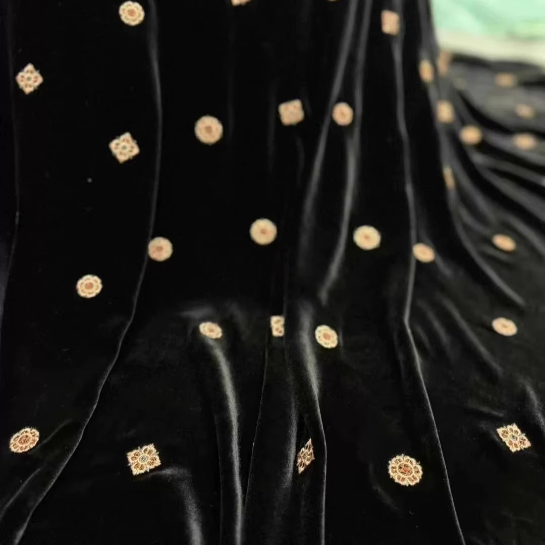 Tkanina z jedwabnej aksamitu,  – Sewing Velvet Fabric recenzja i cena