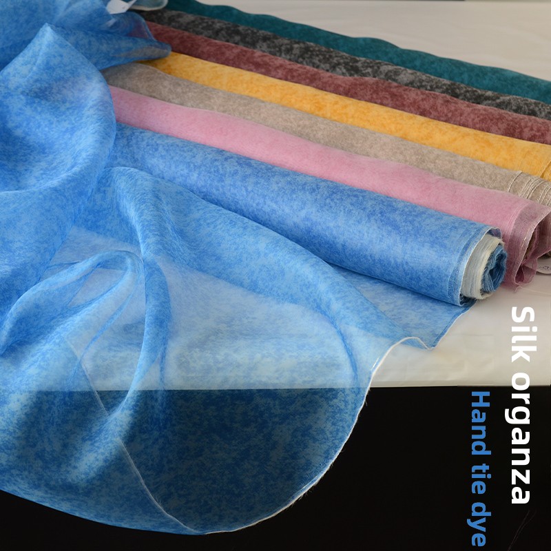 Tkanina jedwabna organza tie-d – Sewing Tie Dye recenzja i cena