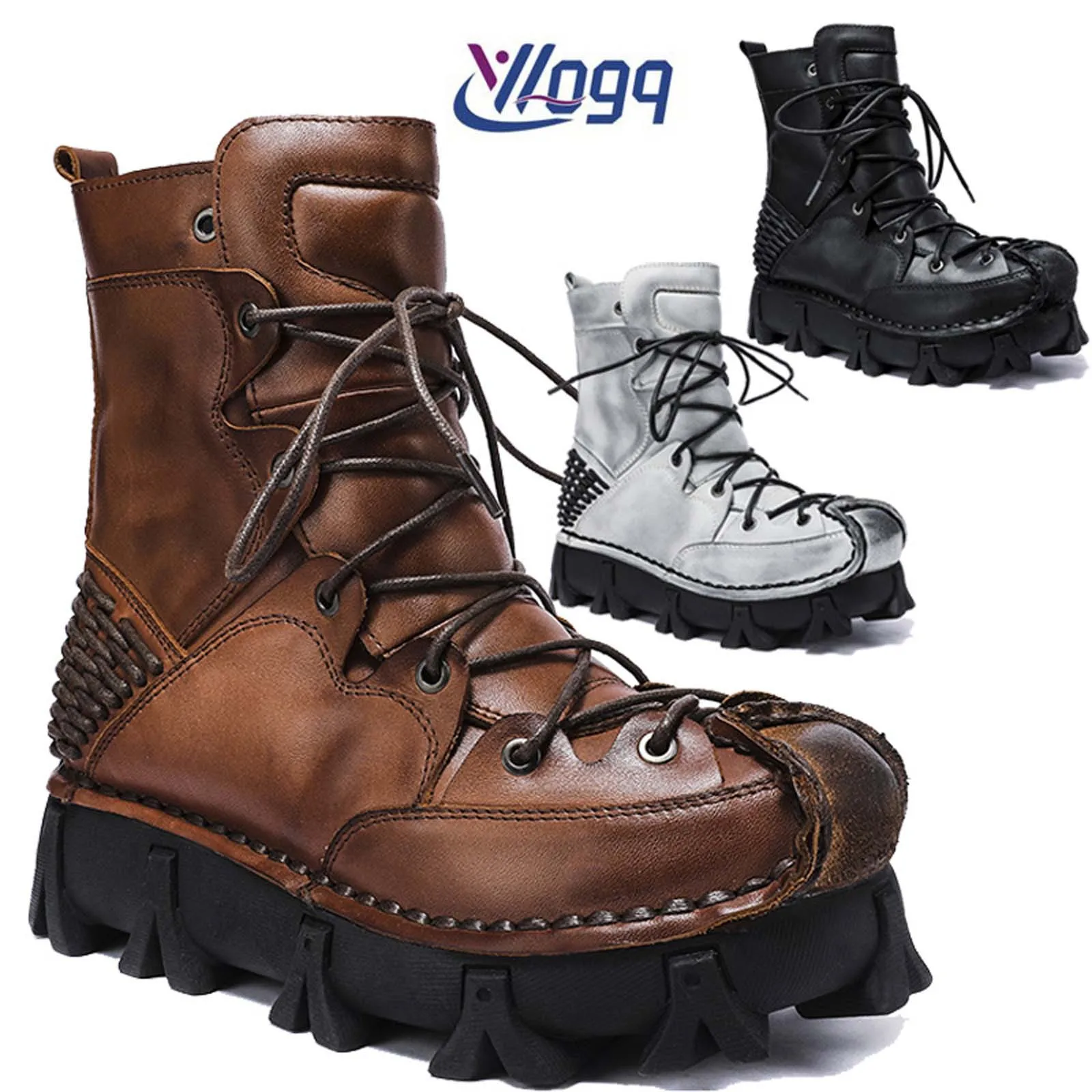Modne skórzane buty motocyklow – Sewing Knit recenzja i cena