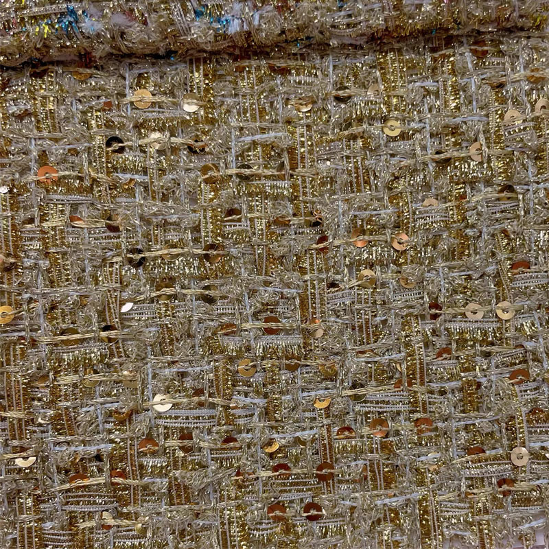 Tkanina tweedowa z drutem złot – Sewing Tweed recenzja i cena