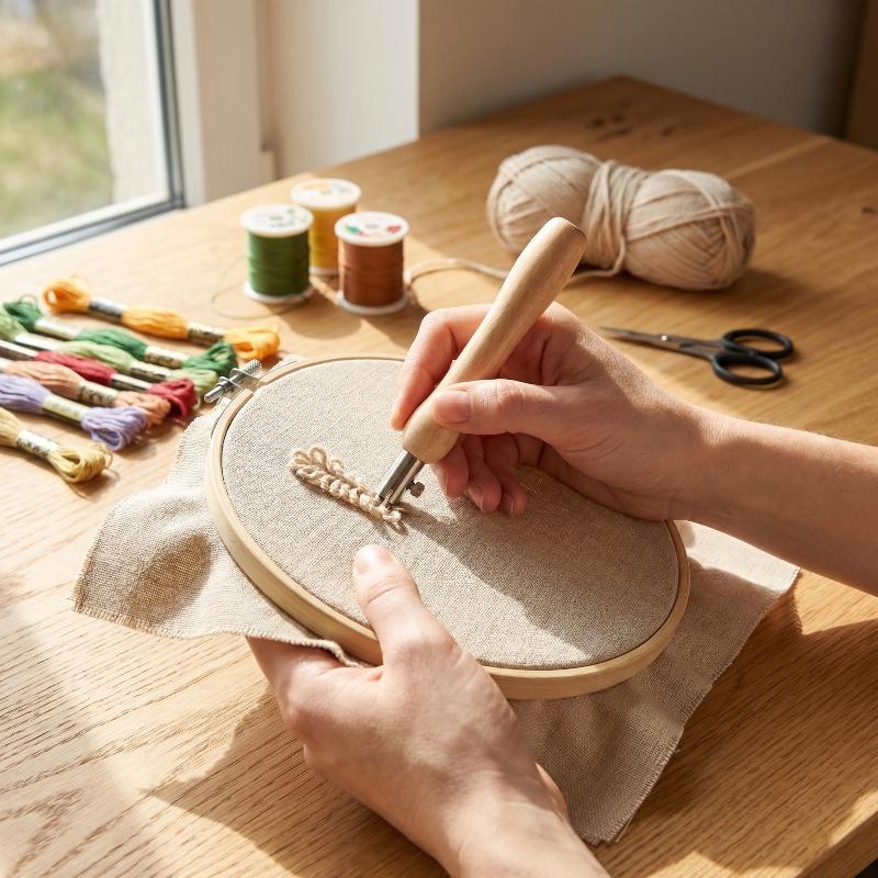 Prosty zestaw do haftowania DI – Sewing Textile Art recenzja i cena