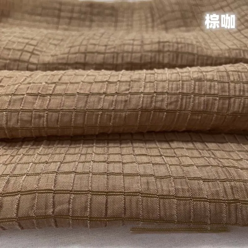 Kremowo-żółta tkanina w kratę, – Is Sewing A Textile Craft recenzja i cena