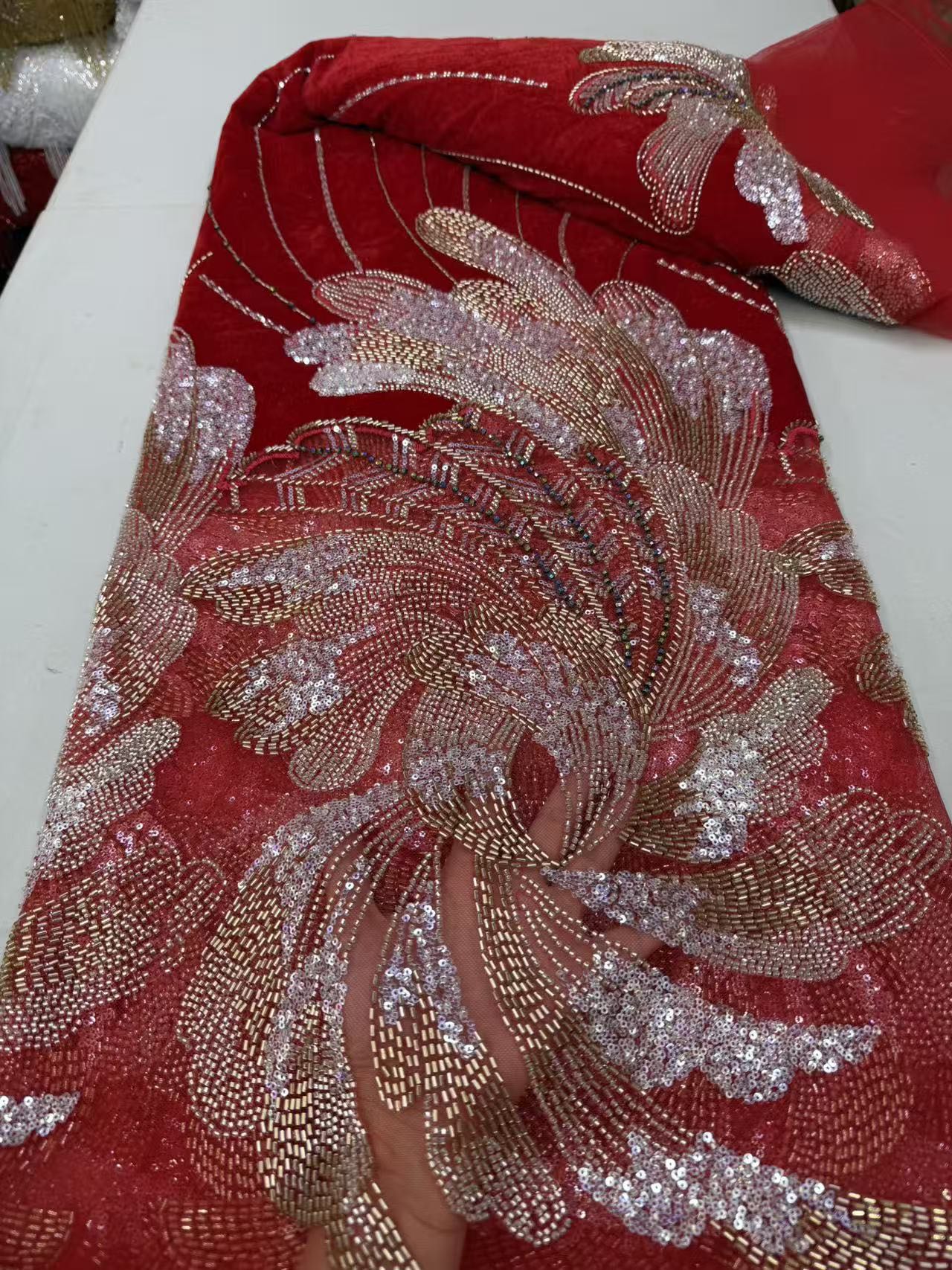 Tkanina koronkowa z tiulu z ce – Sewing Velvet Fabric recenzja i cena