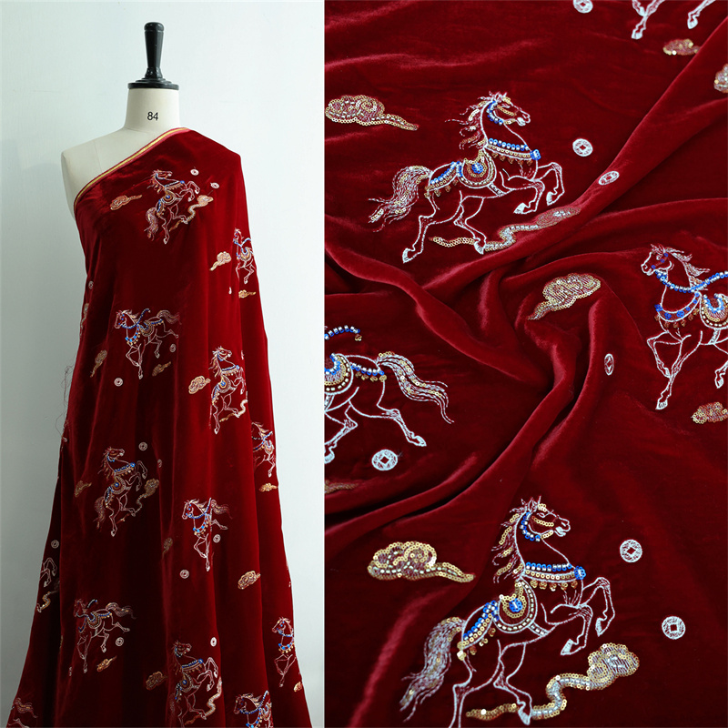 Jesienno-zimowy gruby jedwabow – Sewing Velvet Fabric recenzja i cena