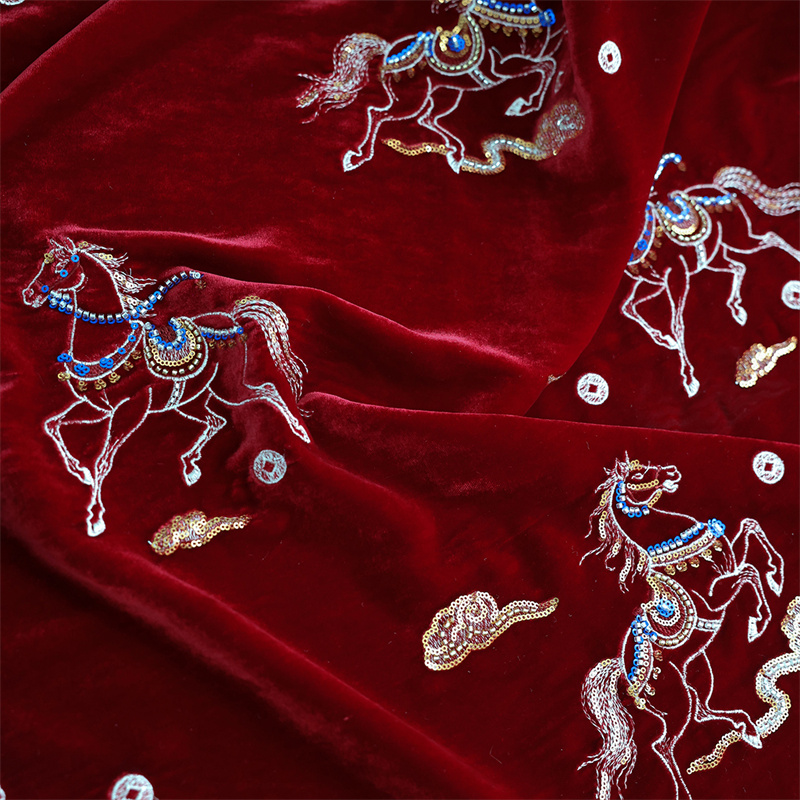 Jesienno-zimowy gruby jedwabow – Sewing Velvet Fabric recenzja i cena