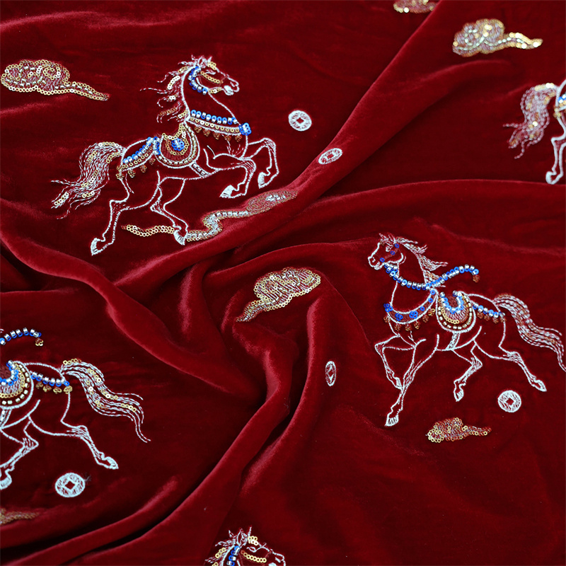Jesienno-zimowy gruby jedwabow – Sewing Velvet Fabric recenzja i cena