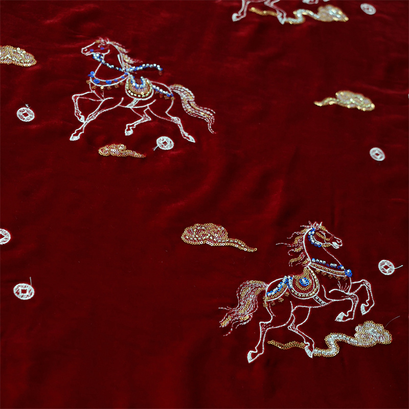 Jesienno-zimowy gruby jedwabow – Sewing Velvet Fabric recenzja i cena