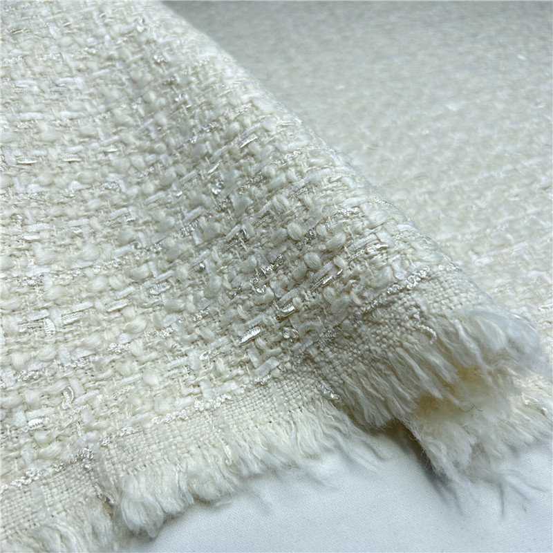 Beżowy francuski luksusowy dra – Sewing Tweed recenzja i cena