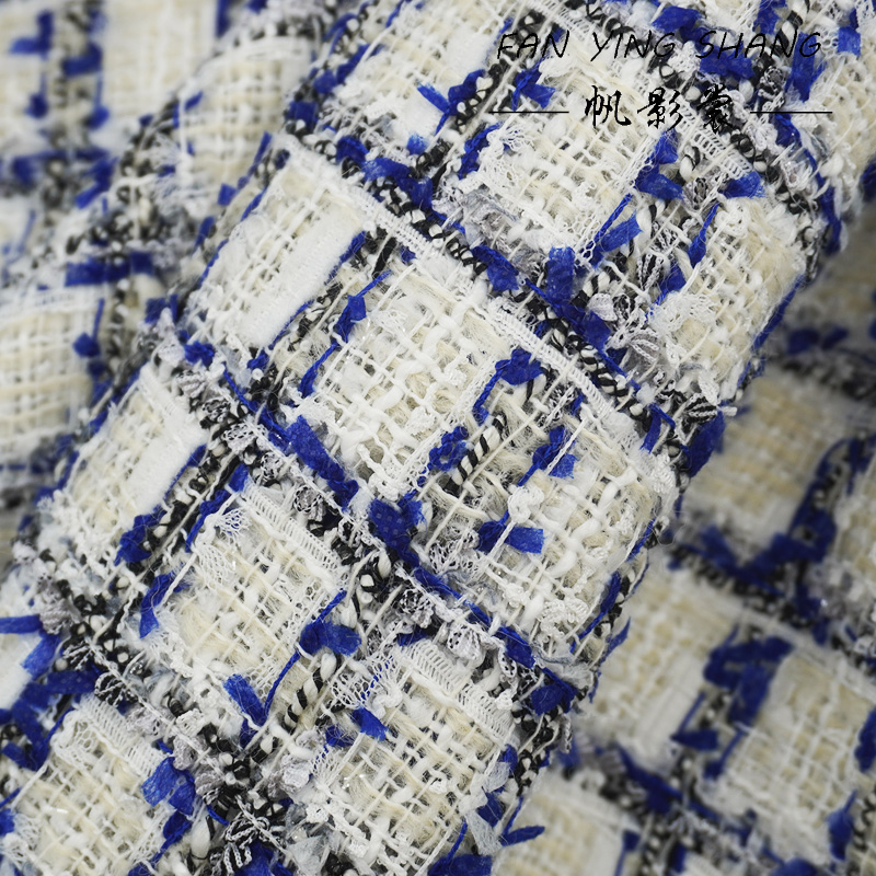 Niebiesko-czarna krata, materi – Sewing Tweed recenzja i cena