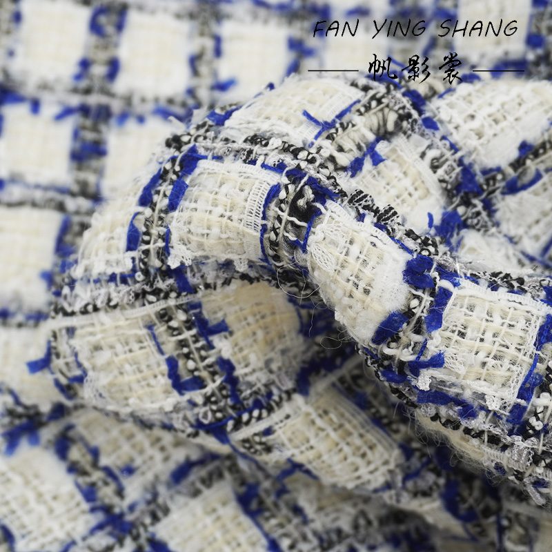 Niebiesko-czarna krata, materi – Sewing Tweed recenzja i cena