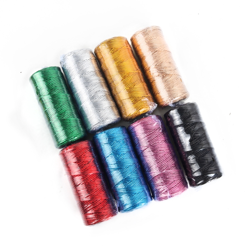 Złoty i srebrny sznurek makram – Sewing Thread In Textile recenzja i cena