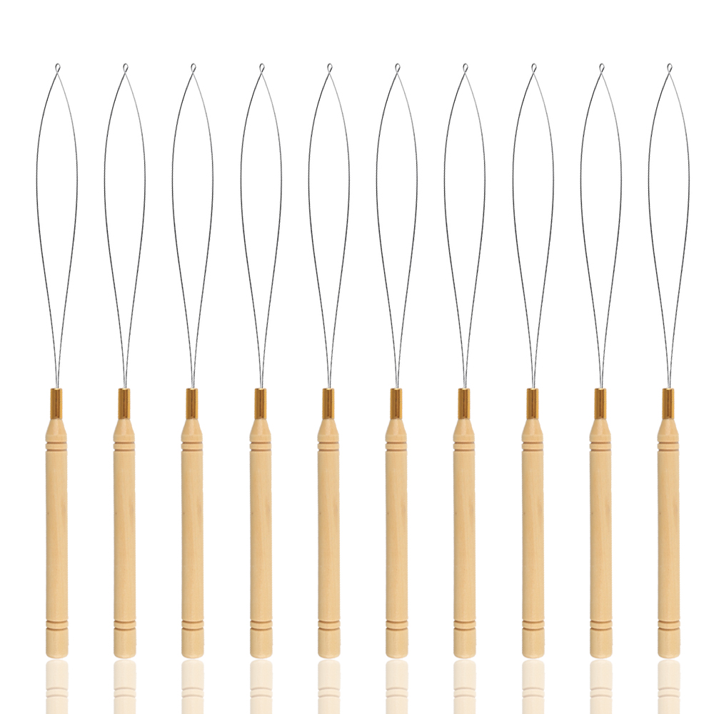 10Pcs Micro Rings Loop Tool Ha – Needle Threader Tool recenzja i cena