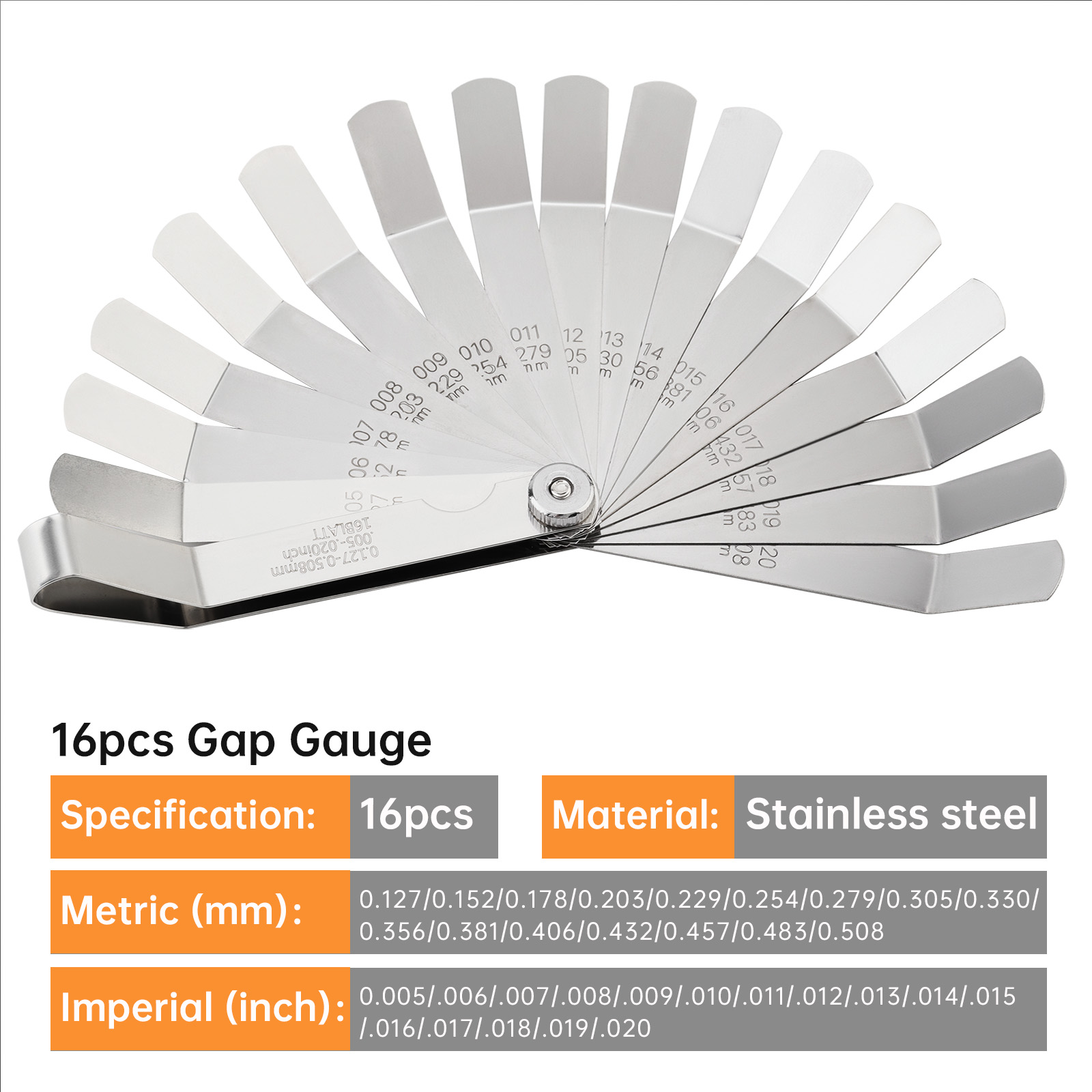 Zestaw szczelinomierzy do zawo – Seam Gauge Metal recenzja i cena